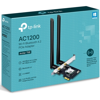 Placa Wifi Tp-link Archer T5e Ac1200 Wifi+bluetooth
