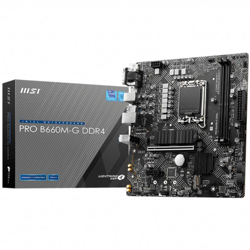 Mother Msi Pro B660m-g Ddr4 (s1700)