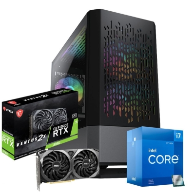 Pc Gamer Intel Core I7 12700f | Rtx 3060 12gb | 16gb Ram | Ssd 480 Gb | Fuente 650w 80 Plus