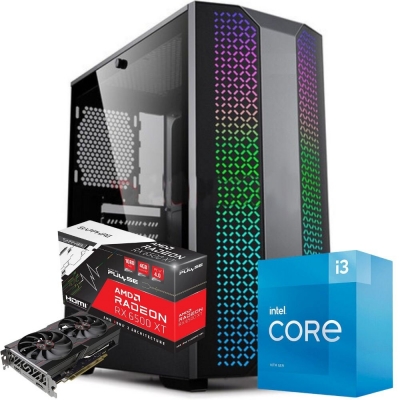 Pc Gamer Intel Core I3 12100f | Rx 6500xt 4gb | 16gb Ram | Ssd 480 Gb | Fuente 650w 80 Plus Bronze