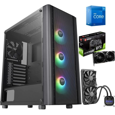 Pc Gamer Core I7 12700f | Rtx 3070 8gb | 32gb Ram | M.2 500gb Nvme - Ssd 960gb | Fuente 750w 80 Plus Gold | Water 280mm