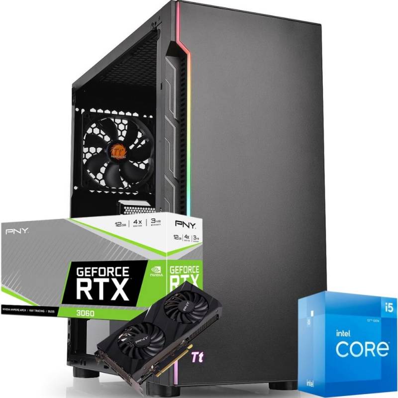 Pc Gamer Intel Core I5 12400f | Rtx 3060 12gb | 16gb Ram | Ssd 480 Gb | Fuente 800w 80 Plus Bronze