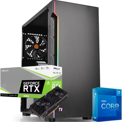 Pc Gamer Intel Core I7 12700f | Rtx 3060 12gb | 16gb Ram | Ssd 480 Gb | Fuente 800w 80 Plus Bronze
