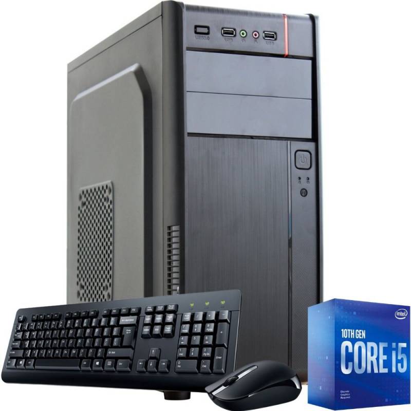 Pc Office Intel Core I5 10400 | Mother H510m | 8gb Ram | Ssd 240gb | Gabinete En Kit+fuente 500w