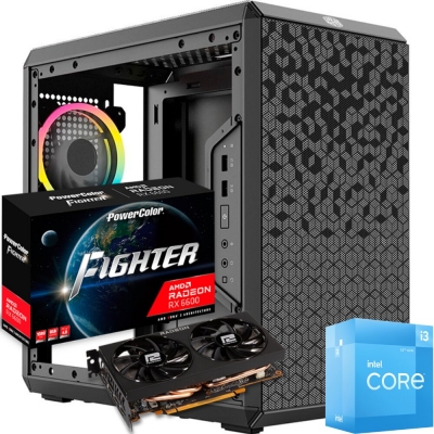 Pc Gamer X Intel Core I3 12100f | 16gb Ram | Ssd 480gb | Rx 6600 | 650w Bronze
