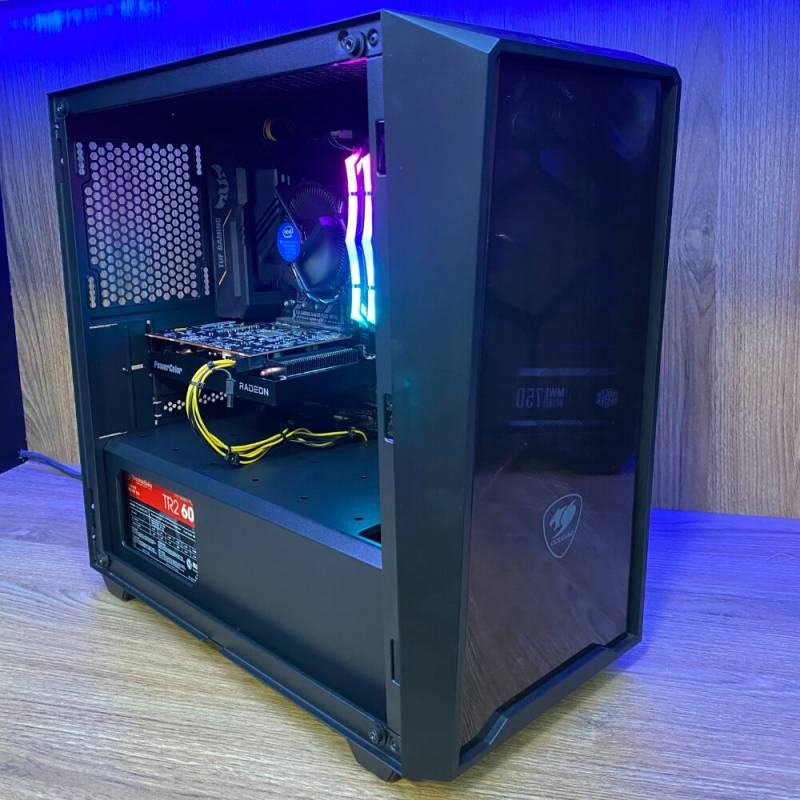 Outlet Pc   I3 10100f | Mother 1200 Asus Tuf Gaming B460m-pro (wifi) | Ram 16gb | Ssd 480gb | Rx 6500 4gb | Fuente Thermaltake Tr2 600w | Gabinete Cougar Mg120g