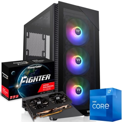 Pc Gamer Intel Core I7 12700f | Rx 6600 8gb | 16gb Ram | Ssd 480 Gb | Fuente 700w 80 Plus Bronze
