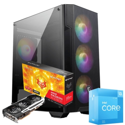 Pc Gamer Intel Core I3 12100f - Rx 6700 Xt - 16gb Ram - Ssd 500gb - Fuente 700w 80 Plus Bronze