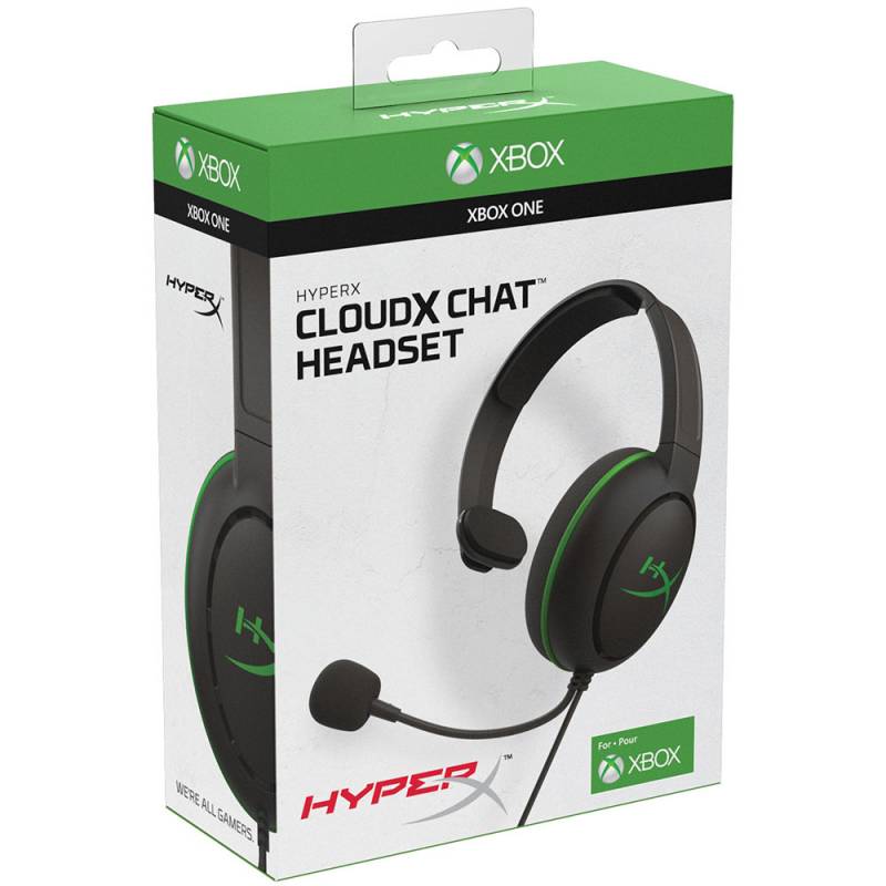 Auriculares Hyperx Cloud Chat Black / Green Xbox Licensed